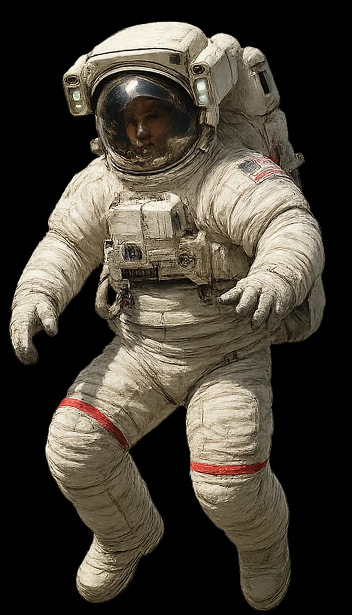 Astronaut in space